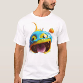 Camiseta "Sorriso Líquido: Um Retrato Pintado Pintado Pinta