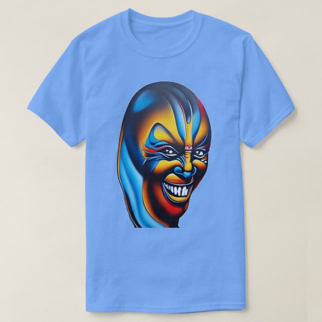 Camiseta sorriso louco (Frente do Design)