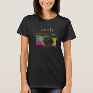 Camiseta Sorriso na câmera