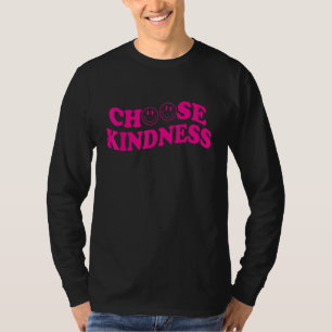 Camiseta Sorriso Retro Vintage Escolha a Bondade Espiritual