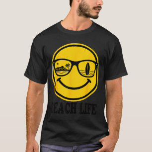 Camiseta Sorriso rosto praia vida surfe havaí oceano férias
