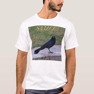 Camiseta "Sorriso!" T-shirt - Grackle Excelente-Atado