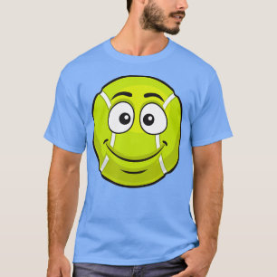 Camiseta Sorriso Tênis Ball Novelty Engraçado Emoticon