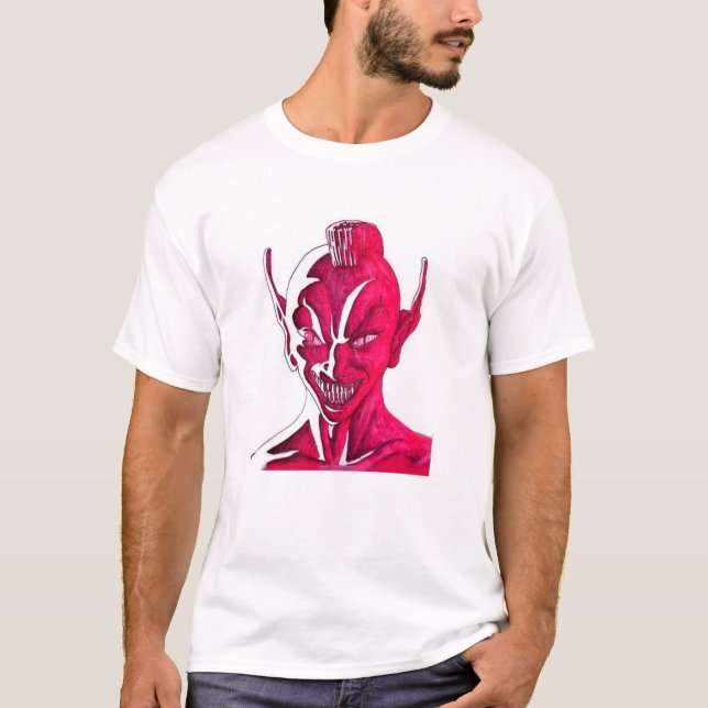 Camiseta Sorriso vermelho (Frente)