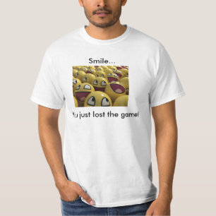 Camiseta Sorriso você apenas perdeu The Game