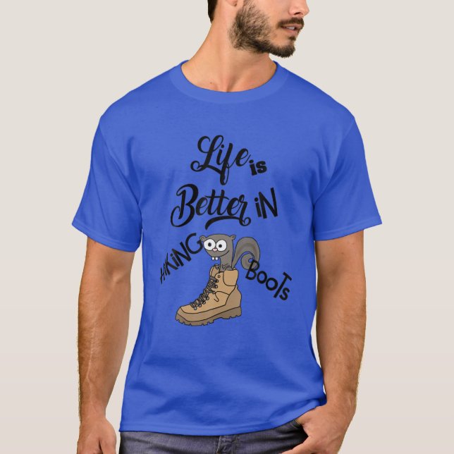 Camiseta Sorrisos A Vida Divertida É Melhor No Caminho Boot (Frente)