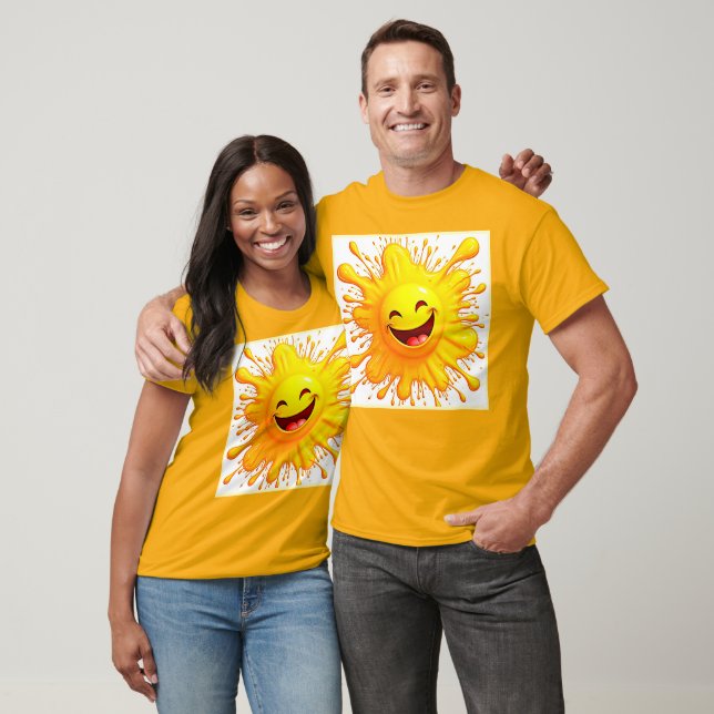 Camiseta Sorrisos de Sol: Explosão de Alegria (Unissex)