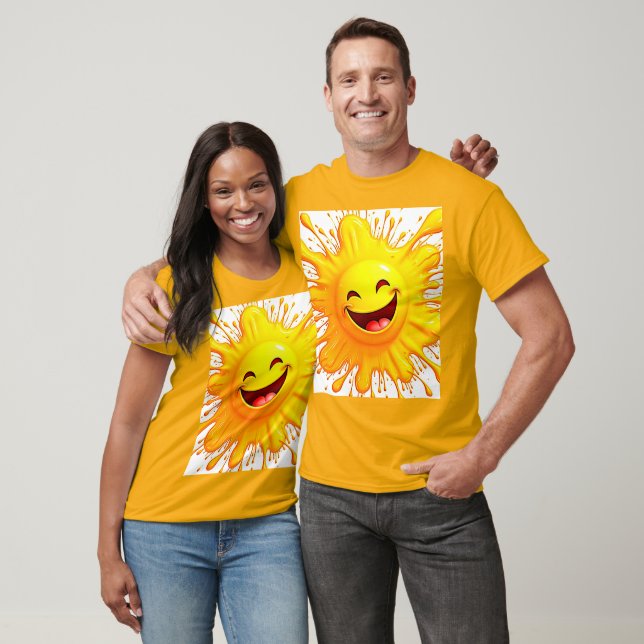 Camiseta Sorrisos de Sol: Explosão de Alegria (Unissex)