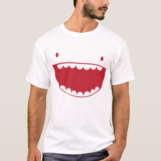 Camiseta Sorrisos engraçados da cara