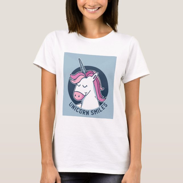 Camiseta Sorrisos Unicorn (Frente)