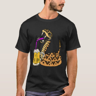 Camiseta SorrisosBeba Cerveja de Bebendo Engraçado