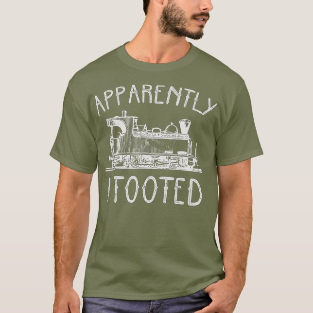 Camiseta Sorry I Tooted Train Engineer Steam Railroad (Frente)