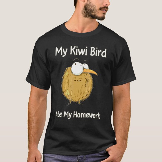 Camiseta Sorry My Kiwi Ate My Homework  New Zealand Kiwi (Frente)