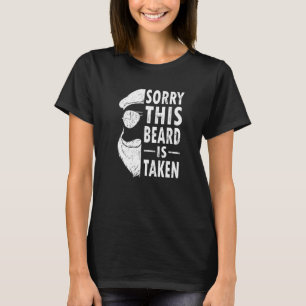 Camiseta Sorry This Beard Is Taken Bearded Man Valentine's