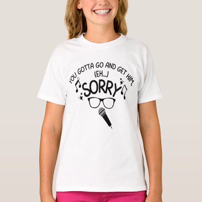 Camiseta "Sorry" X-Factor Cara Letra Meme  (Frente)