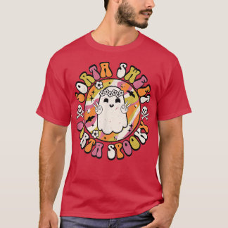 Camiseta Sorta Doce Sorta Zangada Sorriso Fantasma Engraçad