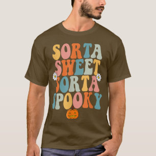 Camiseta Sorta Sweet Sorta Spooky Pumpkin Halloween