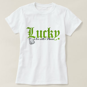 Camiseta Sorte apaixonada por um M A R I N E