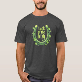 Camiseta Sorte da Design de ferradura irlandesa