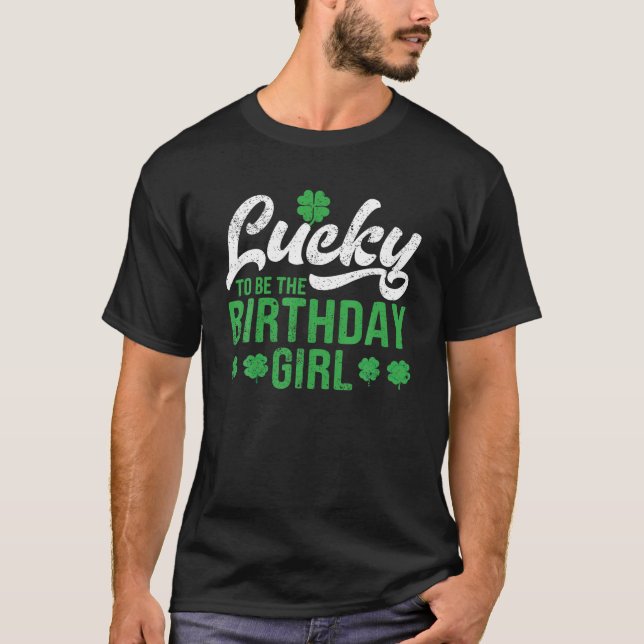 Camiseta Sorte de ser a Rua de aniversariante. (Frente)
