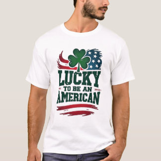 Camiseta sorte de ser americano