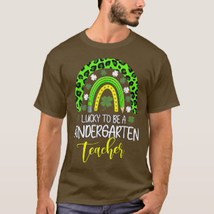 Camiseta Sorte De Ser Professora Do Jardim De Infância Rain