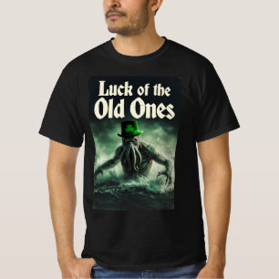 Camiseta Sorte do Dia de São Patrício de Cthulhu dos Antigo