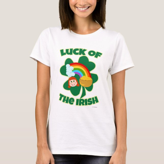 Camiseta Sorte do lema irlandês (Frente)
