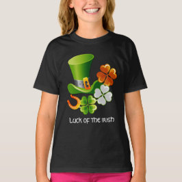 Camiseta Sorte dos irlandeses. Rua, T-Shirts do Dia de Patr
