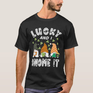 Camiseta Sorte e eu Rua o Dia de Patrick.