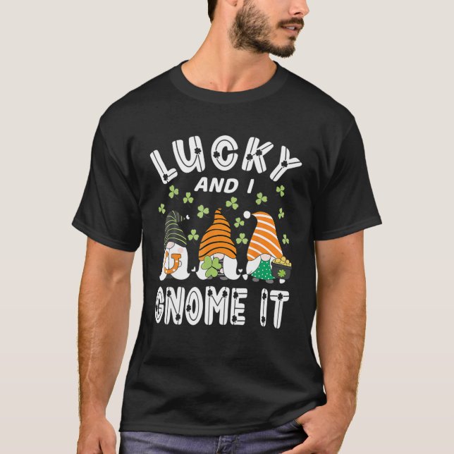 Camiseta Sorte e eu Rua o Dia de Patrick. (Frente)