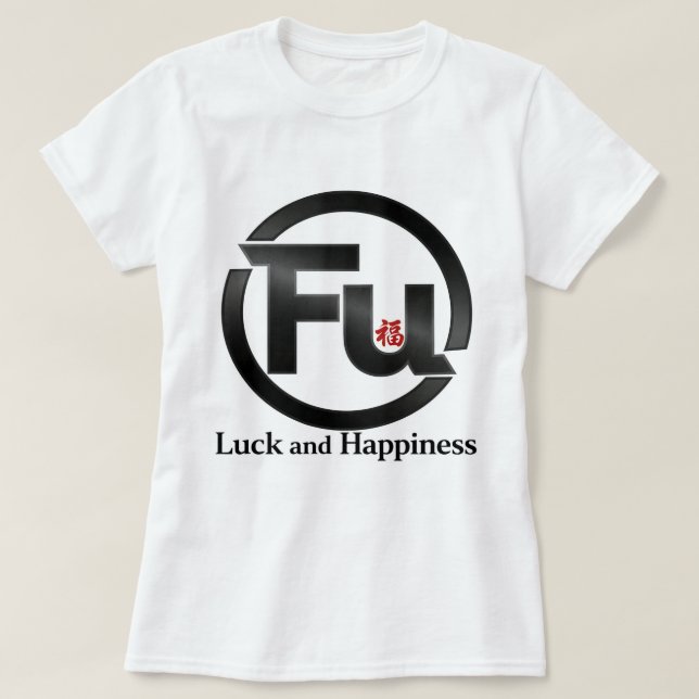 Camiseta Sorte, Prosperidade e Felicidade 0046229 (Frente do Design)