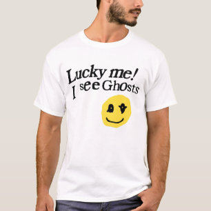 Camiseta Sorte Que Vejo Fantasmas