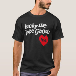 Camiseta Sorte Que Vejo Fantasmas