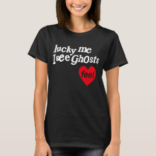 Camiseta Sorte Que Vejo Fantasmas