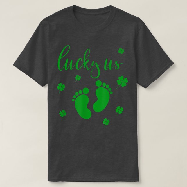 Camiseta SORTE Ruas verdes dos EUA (Frente do Design)