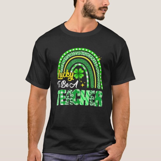 Camiseta Sorte Ser Professora Arco-Íris Professora St Patri (Frente)