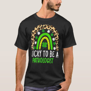 Camiseta Sorte Ser Um Dia de São Patrício Patologista Do Ar