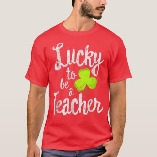 Camiseta Sorte Ser Uma Escola De Dia de São Patrício De Pro