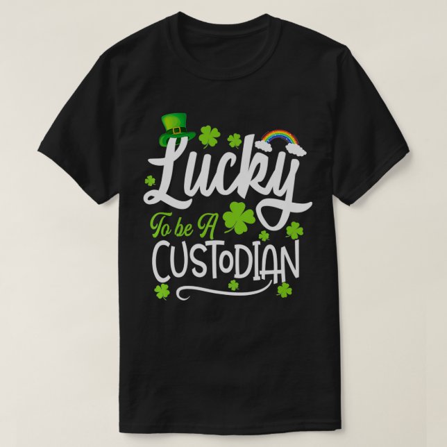 Camiseta Sorte Ser Uma Rua Engraçada De Custódia (Frente do Design)