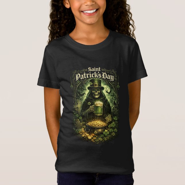 Camiseta Sorte Sombria de São Patrício (Frente)