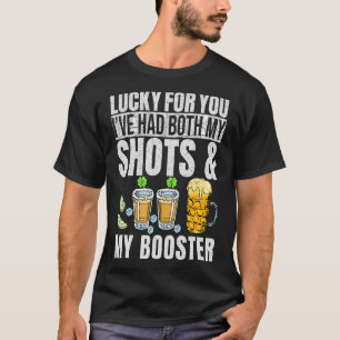 Camiseta Sorte sua Eu tive meus dois tiros, Rua de reforço