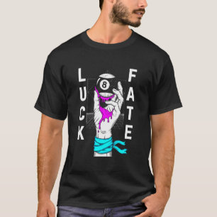 Camiseta Sorte vs Destino 90s Tee Gráfico Estético