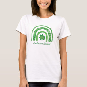 Camiseta Sortudo E Dia de São Patrício Abençoado - Irlandês