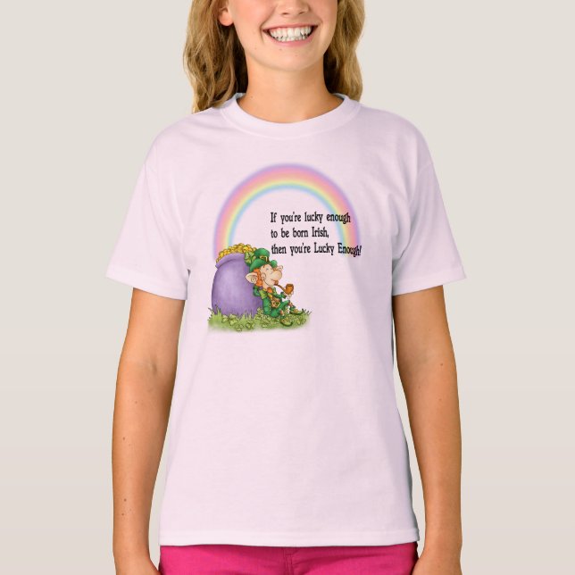 Camiseta Sortudo Leprechaun (Frente)