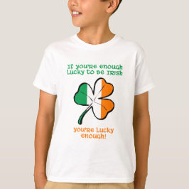 Camiseta Sortudo o suficiente para ser irlandês