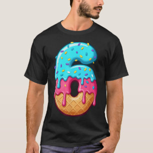 Camiseta Sorvete 67 Meme Drip Engraçado 6 7 Fantasia de Hal