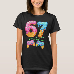 Camiseta Sorvete 67 Meme Gamer Six Seven Geração Alpha S