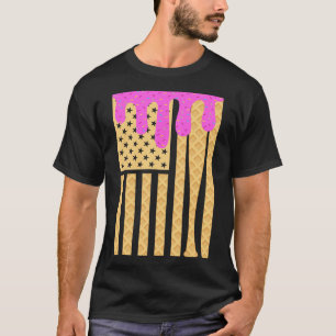 Camiseta Sorvete Americano Bysebyll Drip Byt Para Meninos