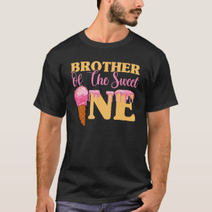 Camiseta Sorvete Aniversário Garota Irmão Da Doce